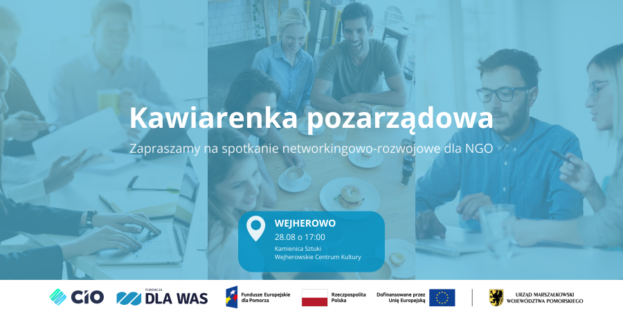 Zapraszamy na "Kawiarenkę pozarządową" w Wejherowie!